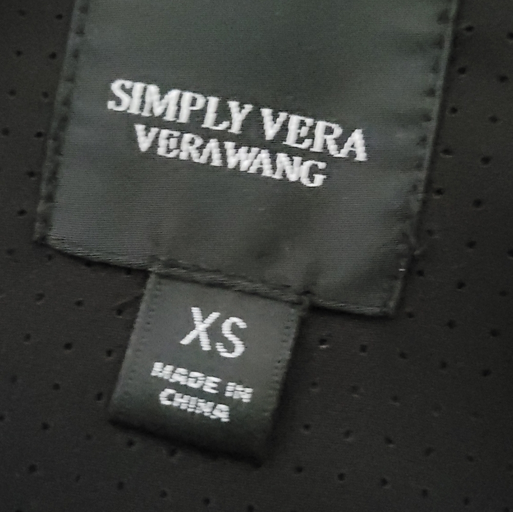 Simply Vera Vera Wang Drawstring Waist Satin Blazer - Picture 9 of 15